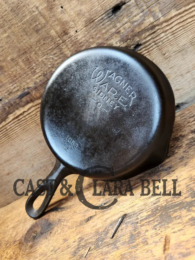 1930’S Wagner Ware #3 Cast Iron Egg Skillet 1053 J. Great Gift! Sc24