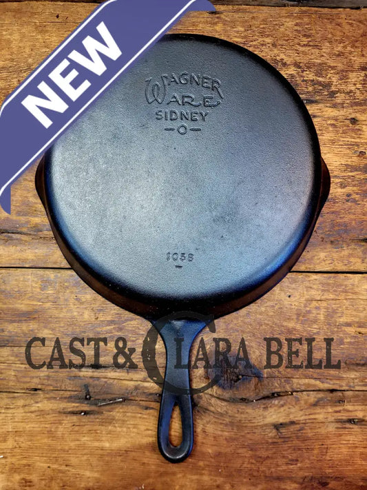 1930’S Wagner Ware #8 Cast Iron Skillet With Stylized Logo 1058 W Underscore