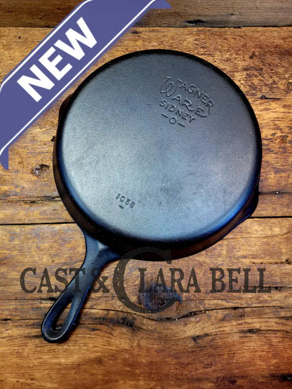 1930’S Wagner Ware #8 Cast Iron Skillet With Stylized Logo 1058 W Underscore