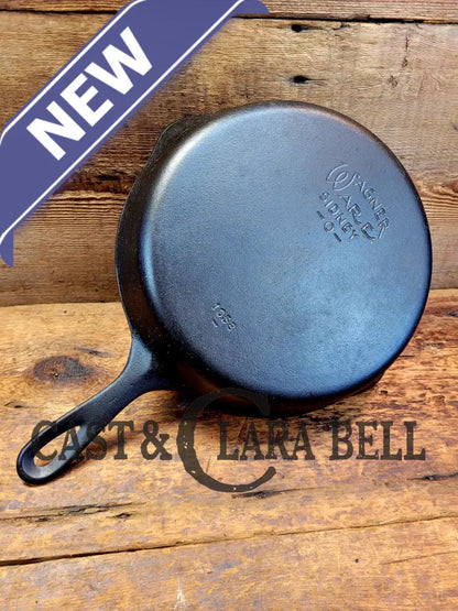 1930’S Wagner Ware #8 Cast Iron Skillet With Stylized Logo 1058 W Underscore