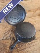 1930’s Wagner Ware #8 Deep Skillet with Lid and bullet style handle. Perfect chicken fryer - Skillet