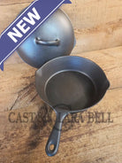 1930’s Wagner Ware #8 Deep Skillet with Lid and bullet style handle. Perfect chicken fryer - Skillet