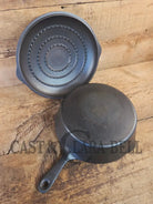 1930’s Wagner Ware #8 Deep Skillet with Lid and bullet style handle. Perfect chicken fryer - Skillet