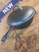 1930’s Wagner Ware #8 Deep Skillet with Lid and bullet style handle. Perfect chicken fryer - Skillet