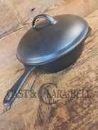 1930’s Wagner Ware #8 Deep Skillet with Lid and bullet style handle. Perfect chicken fryer - Skillet