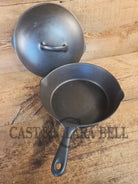 1930’s Wagner Ware #8 Deep Skillet with Lid and bullet style handle. Perfect chicken fryer - Skillet