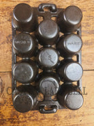 1930’s Wagner Ware Cast Iron Popover Pan 11 cup 1337 ’S’. Perfect for cornbread muffins or popovers Bakeware