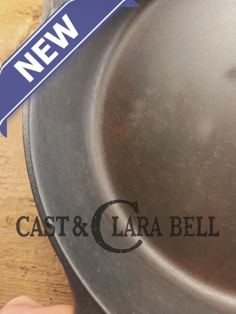 1930’s Wagner Ware Sidney -O- #8 Skillet with Smooth Bottom 1058 K. Restored and Ready to Use! Skillet