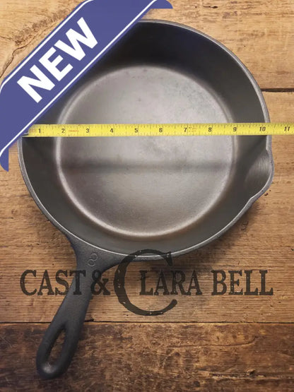 1930’s Wagner Ware Sidney -O- #8 Skillet with Smooth Bottom 1058 K. Restored and Ready to Use! Skillet