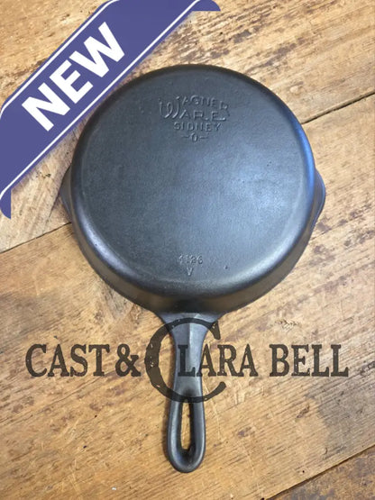 1940’s Angus Broiler by Wagner #1126. Beautiful and hard to find piece. Restored Seasoned Ready to Use Skillet
