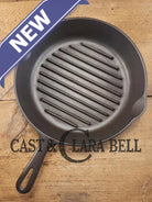 1940’s Big #9 Angus Broiler by Wagner. #1129 Fully marked beautiful and handy piece for grilling veggies and proteins!