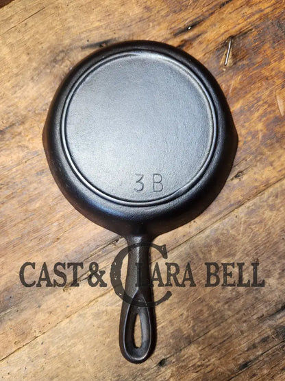 1940’S Era Birmingham Stove & Range Red Mountain Series #3 Cast Iron Egg Skillet 3B