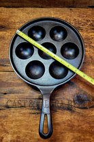1940’S Era Griswold No. 32 Cast Iron Aebleskiver 962. Perfect For Poached Eggs And Delicious