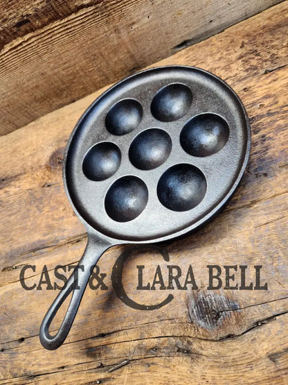 1940’S Era Lodge No. 32 Cast Iron Aebleskiver. Perfect For Poached Eggs And Delicious Danish