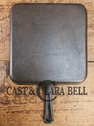 1940’s Era Wagner Ware Bacon and Egg Cast Iron Breakfast Skillet 1101 Square handle. Great gift idea! Skillet