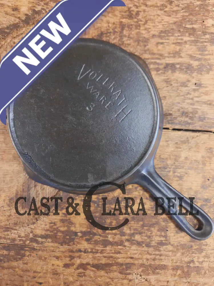 1940’s FULLY marked! Vollrath #3 Cast Iron ’Egg Skillet’. Great gift idea! - Skillet