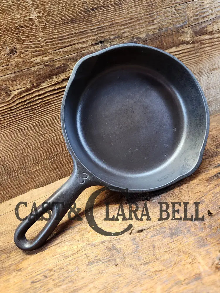 1940’S Fully Marked! Vollrath #3 Cast Iron ’Egg Skillet’. Great Gift Idea! Sc24