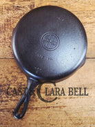1940’s Griswold #6 Cast Iron Skillet with Small Block Logo Flat Handle and Smooth Bottom 699 B. Wonderful sauté pan