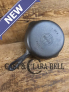 1940’s Griswold No. 3 Cast Iron Egg Skillet with Small Block Logo 709 D Skillet