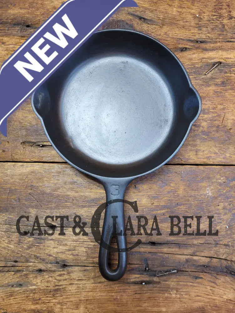 1940’S Griswold No. 3 Cast Iron Egg Skillet With Small Block Logo 709 D