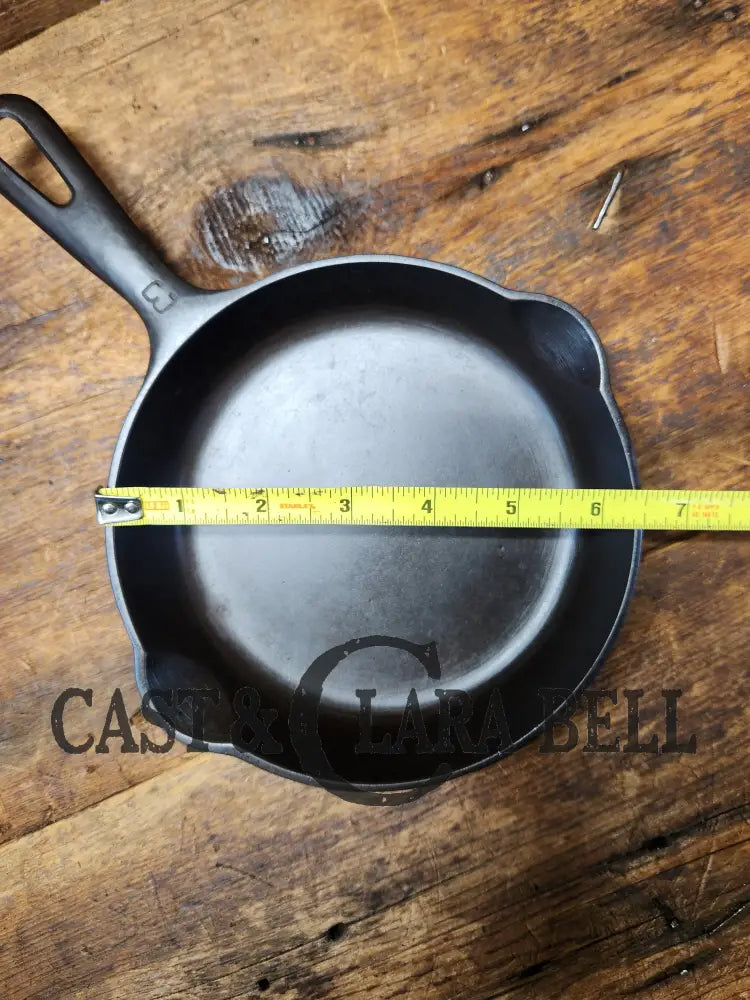 1940’S Griswold No. 3 Cast Iron Egg Skillet With Small Block Logo 709 I