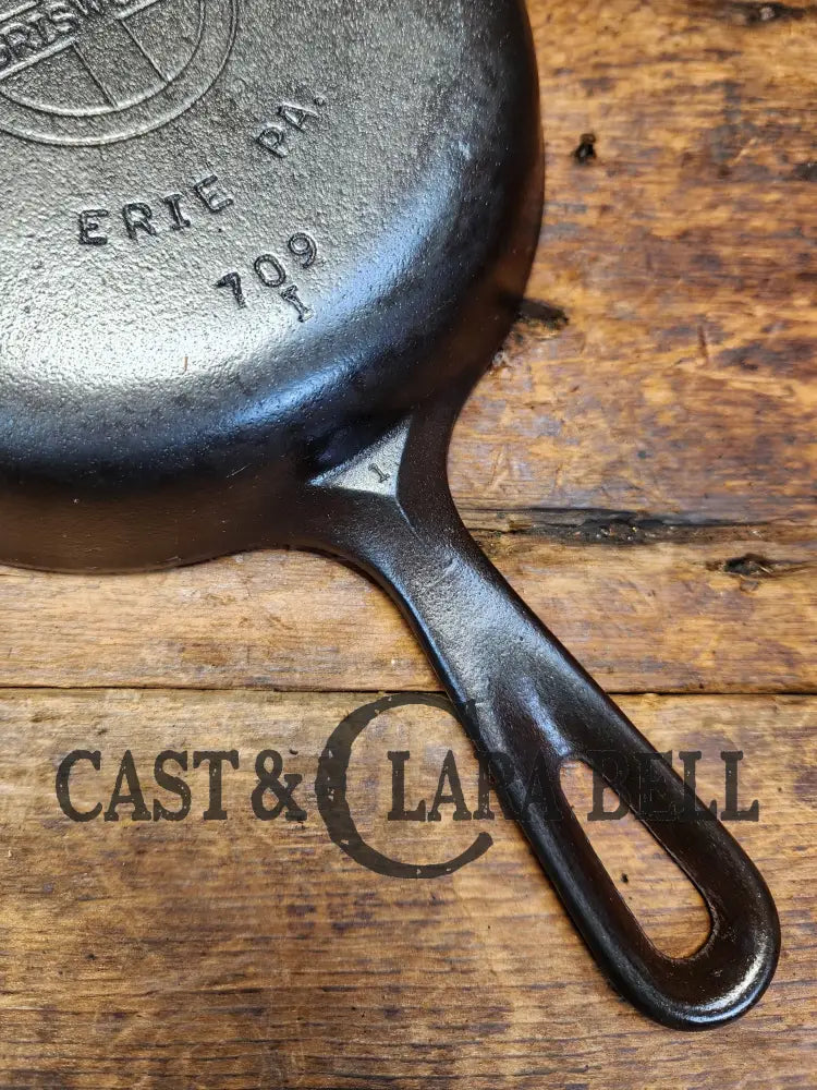 1940’S Griswold No. 3 Cast Iron Egg Skillet With Small Block Logo 709 I