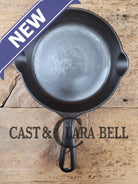 1940’S Griswold No. 3 Cast Iron Egg Skillet With Unique Grooved Handle 709 L