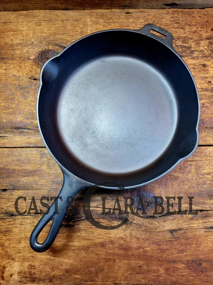 1940’S Griswold No. 7 Hinged Cast Iron Skillet With Small Block Logo 2507. Lid Not Included