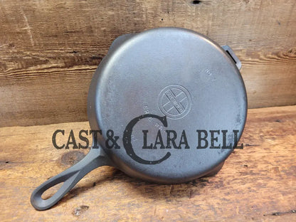 1940’S Griswold No. 7 Hinged Cast Iron Skillet With Small Block Logo 2507. Lid Not Included