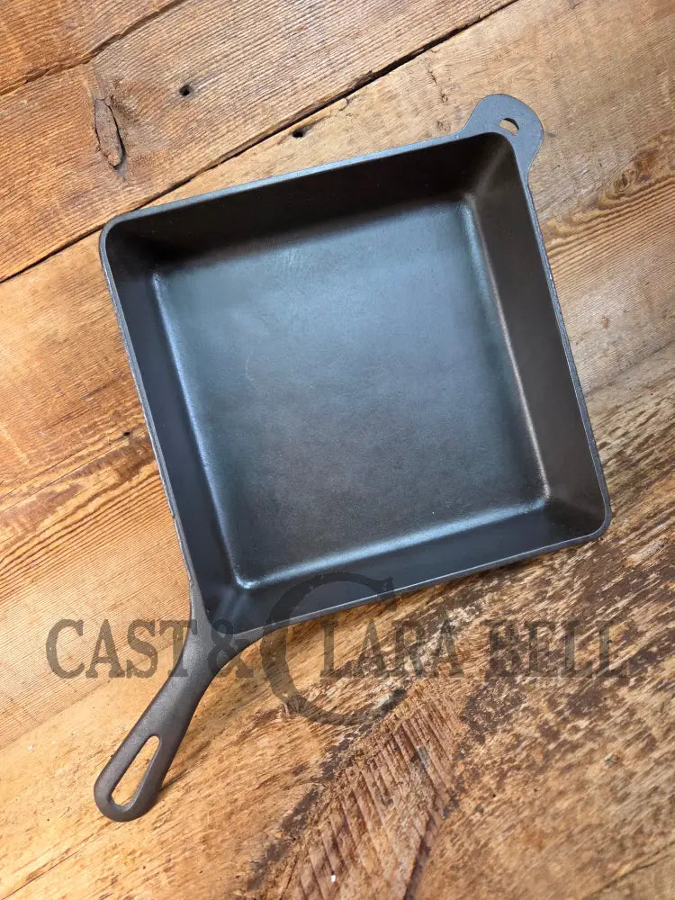 1940’s Griswold No. 768 Square-Fry Skillet with Small Block Logo Erie PA ’E’ - Skillet