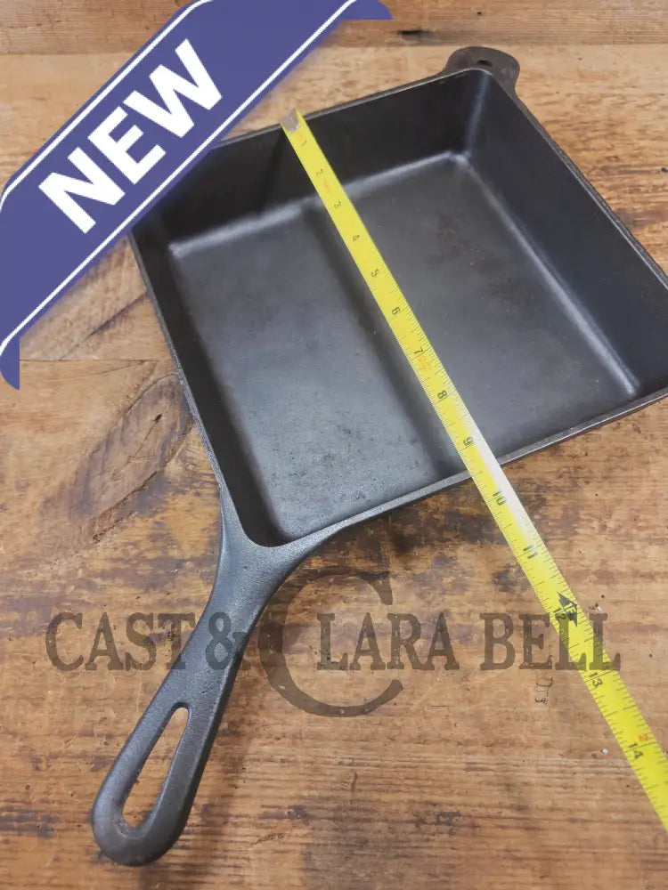 1940’s Griswold No. 768 Square-Fry Skillet with Small Block Logo Erie PA ’E’ - Skillet
