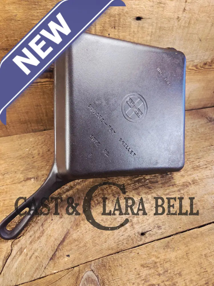 1940’s Griswold No. 768 Square-Fry Skillet with Small Block Logo Erie PA ’E’. Skillet