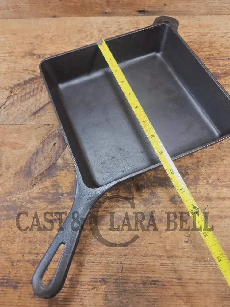 1940’s Griswold No. 768 Square-Fry Skillet with Small Block Logo Erie PA ’E’ - Skillet