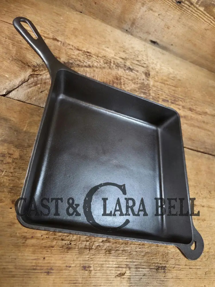 1940’s Griswold No. 768 Square-Fry Skillet with Small Block Logo Erie PA ’E’ Skillet