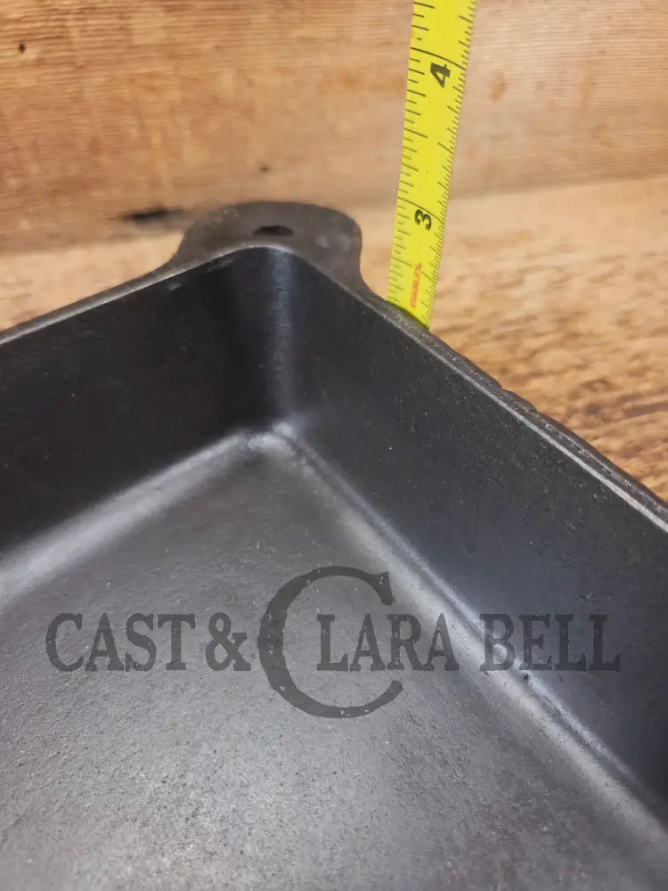 1940’s Griswold No. 768 Square-Fry Skillet with Small Block Logo Erie PA ’E’ - Skillet