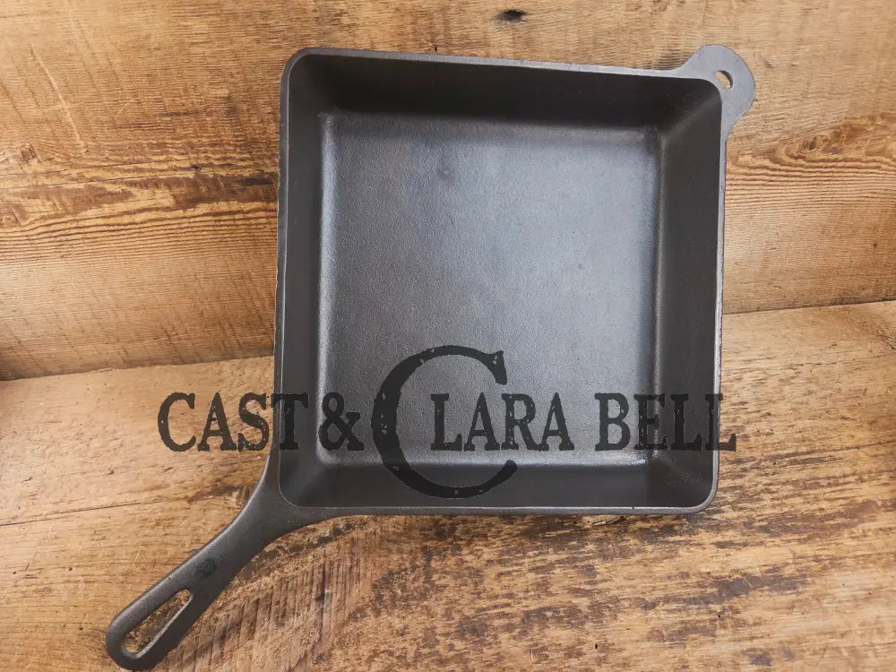 1940’s Griswold No. 768 Square-Fry Skillet with Small Block Logo Erie PA ’E’ Skillet