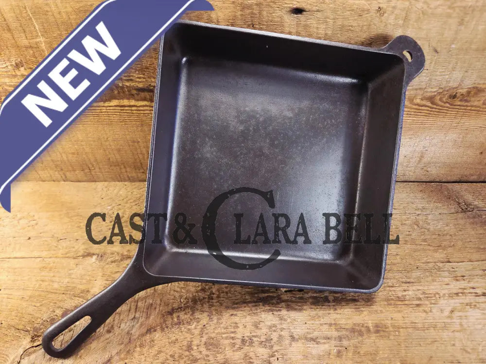 1940’s Griswold No. 768 Square-Fry Skillet with Small Block Logo Erie PA ’E’. Skillet