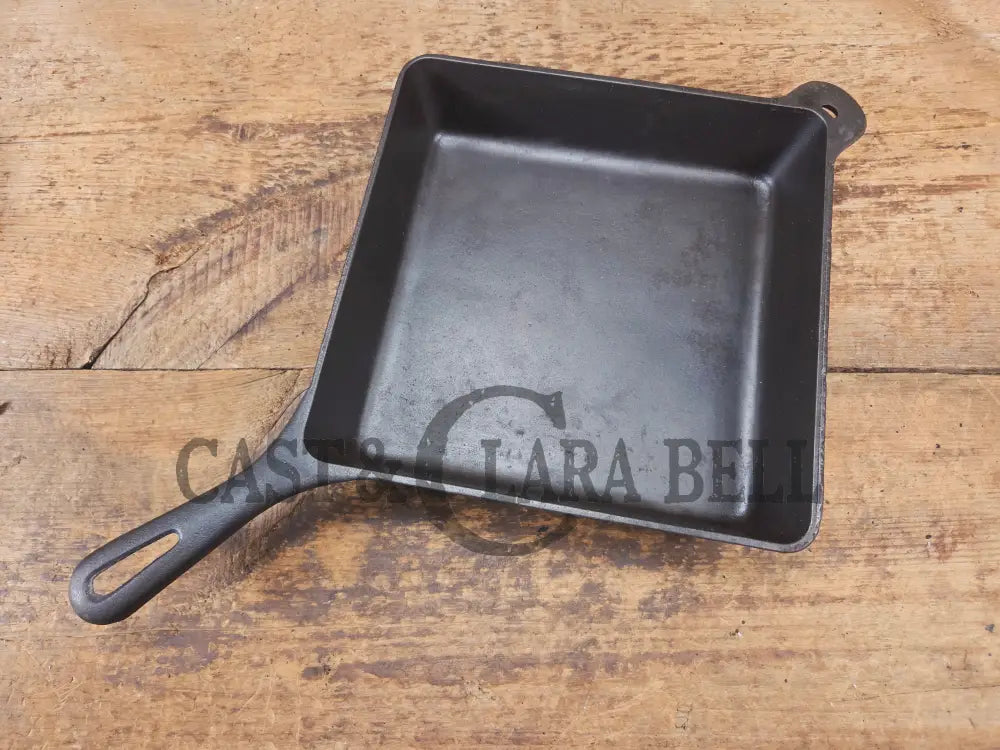 1940’s Griswold No. 768 Square-Fry Skillet with Small Block Logo Erie PA ’E’ - Skillet