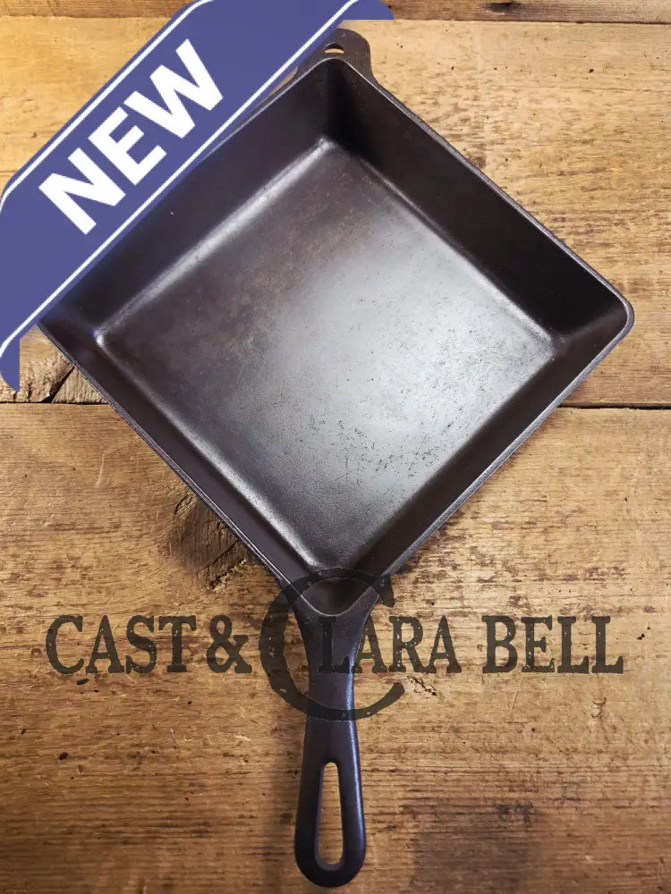 1940’s Griswold No. 768 Square-Fry Skillet with Small Block Logo Erie PA ’E’. Skillet
