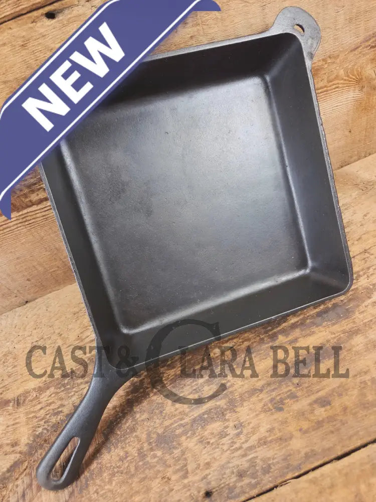 1940’s Griswold No. 768 Square-Fry Skillet with Small Block Logo Erie PA ’E’ - Skillet