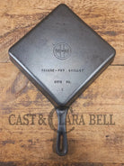 1940’s Griswold No. 768 Square-Fry Skillet with Small Block Logo Erie PA ’E’ - Skillet