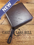 1940’s Griswold No. 768 Square-Fry Skillet with Small Block Logo Erie PA ’E’. Skillet