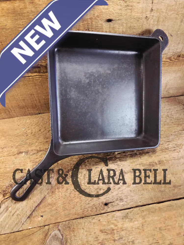 1940’s Griswold No. 768 Square-Fry Skillet with Small Block Logo Erie PA ’E’. Skillet