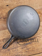 1940’s Griswold No. 8 Cast Iron Skillet with GROOVE handle and Small Block Logo 704 E - Skillet