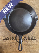 1940’s Griswold No. 8 Cast Iron Skillet with GROOVE handle and Small Block Logo 704 E. In beautiful condition. Almost