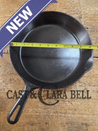 1940’s Griswold No. 8 Cast Iron Skillet with GROOVE handle and Small Block Logo 704 E. In beautiful condition. Almost