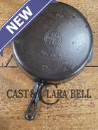 1940’s Griswold No. 8 Cast Iron Skillet with GROOVE handle and Small Block Logo 704 E. In beautiful condition. Almost
