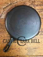 1940’s Griswold No. 8 Cast Iron Skillet with GROOVE handle and Small Block Logo 704 F Skillet