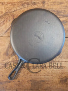 1940’s Griswold No. 8 Cast Iron Skillet with GROOVE handle and Small Block Logo 704 N - Skillet