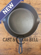 1940’s Griswold No. 8 Cast Iron Skillet with GROOVE handle and Small Block Logo 704 N - Skillet